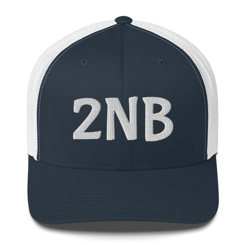 2NB Navy Trucker Cap