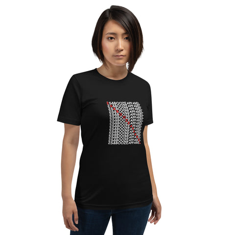 Continuous Red Unisex t-shirt