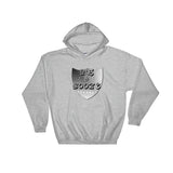 2's & Booze Logo Hoodie Black & White