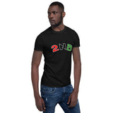 2NB Initial Red Black Green Short-Sleeve Unisex T-Shirt