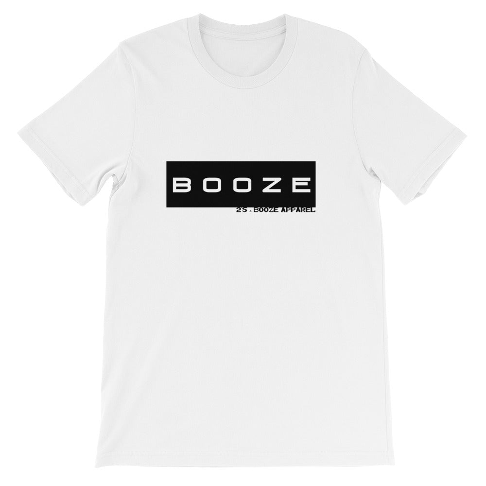 Booze Black Block Short-Sleeve Unisex T-Shirt