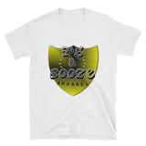2's & Booze Logo Short-Sleeve Unisex T-Shirt Black & Yellow