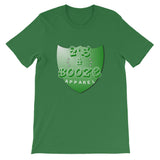 2's & Booze Logo Short-Sleeve Unisex T-Shirt Green
