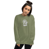 The "2" Unisex Sweatshirt